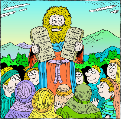 Moses and the 10 Commandments