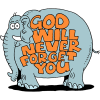God will never forget you