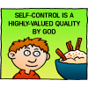 Self-control is a highly valued quality by God
