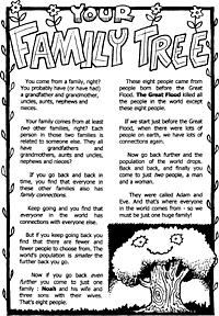 Print-Ready Handout: Family trees
