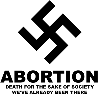 Abortion Swastika
