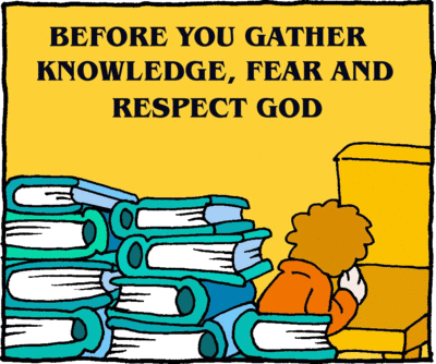 God Before Knowledge