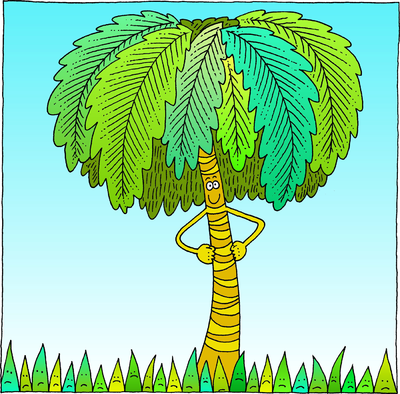 Happy Palm Tree