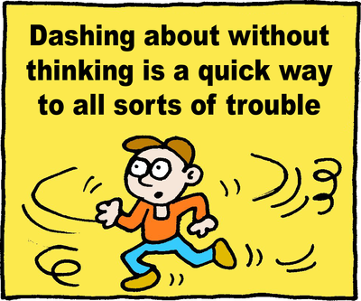 Dashing Trouble