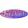 Praise Jesus Oval | Praise Clip Art