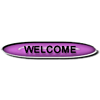Purple Welcome Button