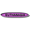 Purple button with the word 'Euthanasia'