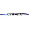 Blue Scripture Button