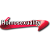 Red button with the word 'Homosexualtiy'