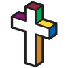 Primary Colored Cross | Cross Image