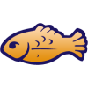 Gold Fish | Christian Fish Clip Art