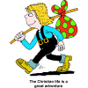 Huck Finn type Boy with a Bindle Stick | The Christian life is a great adventure