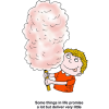 Boy with Cotton Candy - Some things in life promise a lot but deliver very little