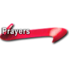 Red button with the word 'Prayers'