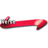 Red button with the word 'Verse'