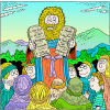 Moses and the 10 Commandments | Deuteronomy Clip Art