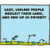 Laziness Leads to Poverty Image
