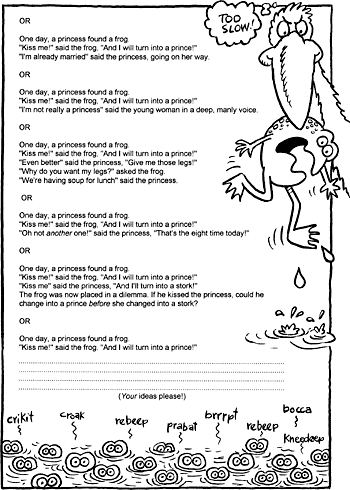 Sunday School Activity Sheet: Variations on a theme ( 2 of 2 )