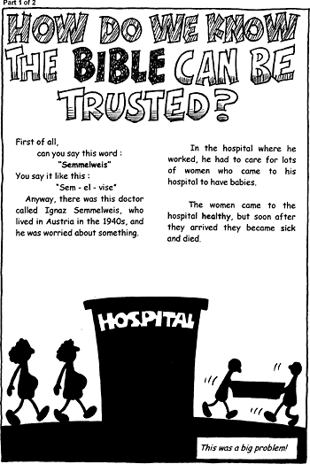Sunday School Activity Sheet: How Do We Know the Bible Can Be Trusted ( 1 of 2 )
