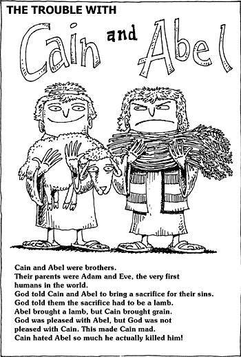 Sunday School Activity Sheet: The Trouble with Cain and Abel