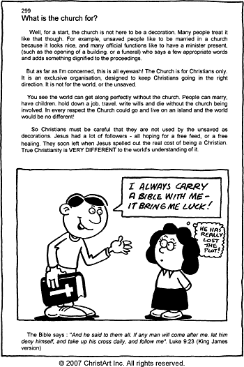 Sunday School Activity Sheet: 299 - What is a church for?
