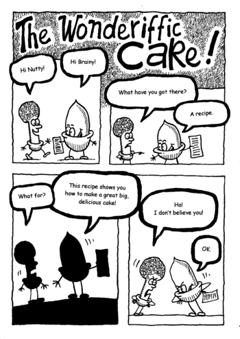 Sunday School Activity Sheet: The Wonderific Cake! - 1