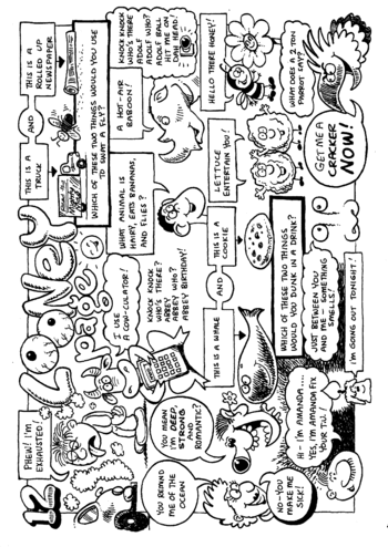 Sunday School Activity Sheet: MMag 187 Looney page