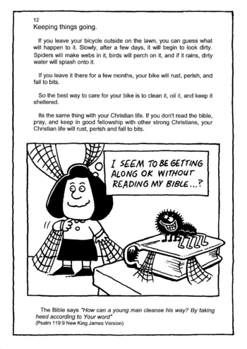 Sunday School Activity Sheet: 012 - Keeping things going