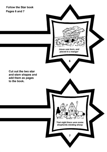 Sunday School Activity Sheet: Star Book 4