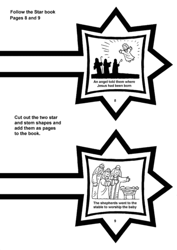 Sunday School Activity Sheet: Star Book 5