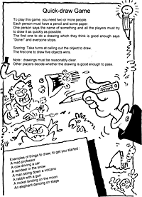 Print-Ready Handout: Quick Draw Game