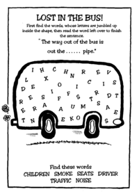 Print-Ready Handout: Lost in the Bus!