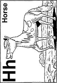 Print-Ready Handout: H - Horse