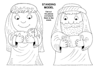 Print-Ready Handout: Standing Joseph and Mary