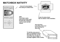 Print-Ready Handout: Matchbox Nativity